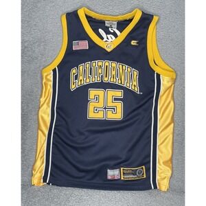 Colosseum California Golden Bears Official Navy Blue Basketball Jersey Men Large